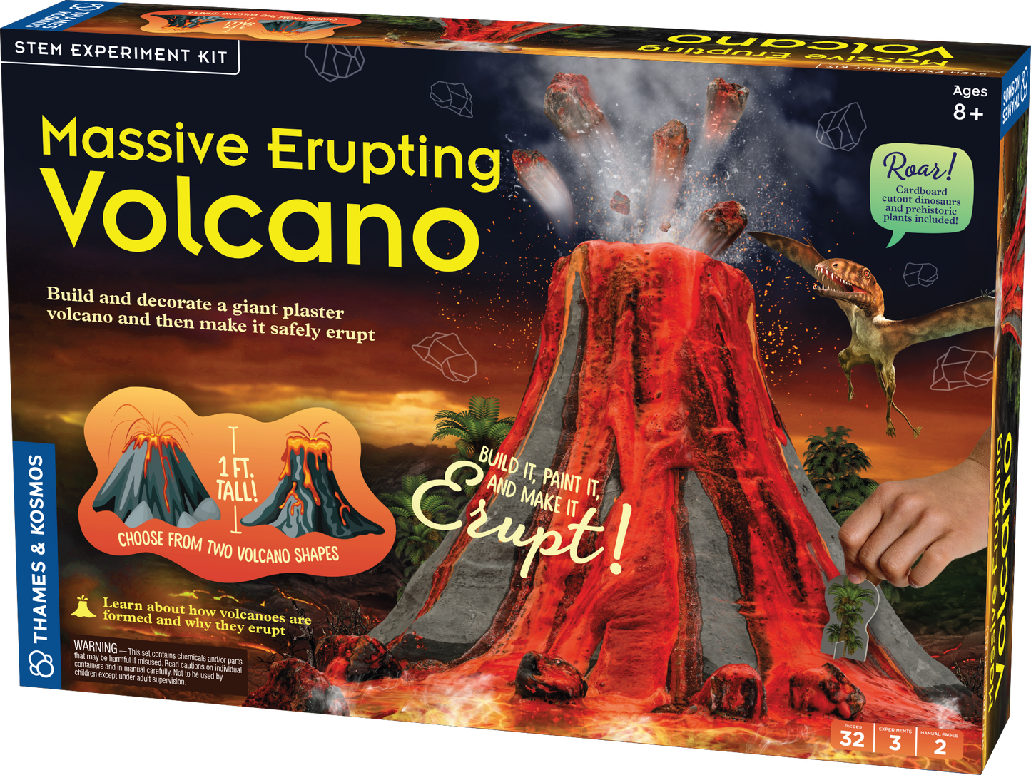 Massive Erupting Volcano