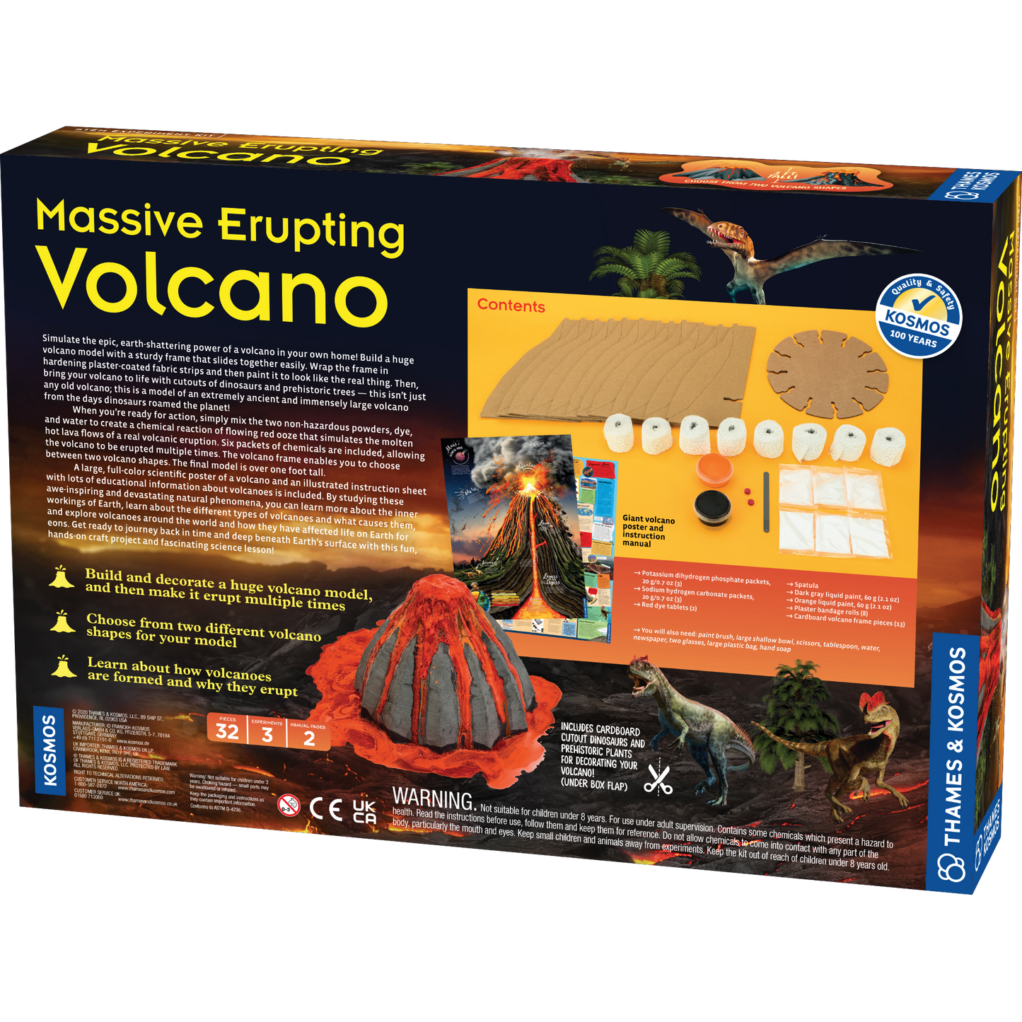 Massive Erupting Volcano