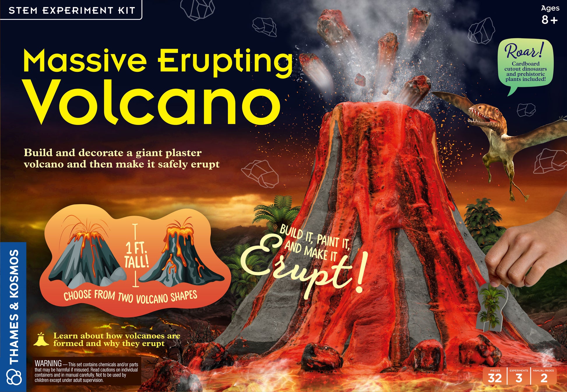 Massive Erupting Volcano
