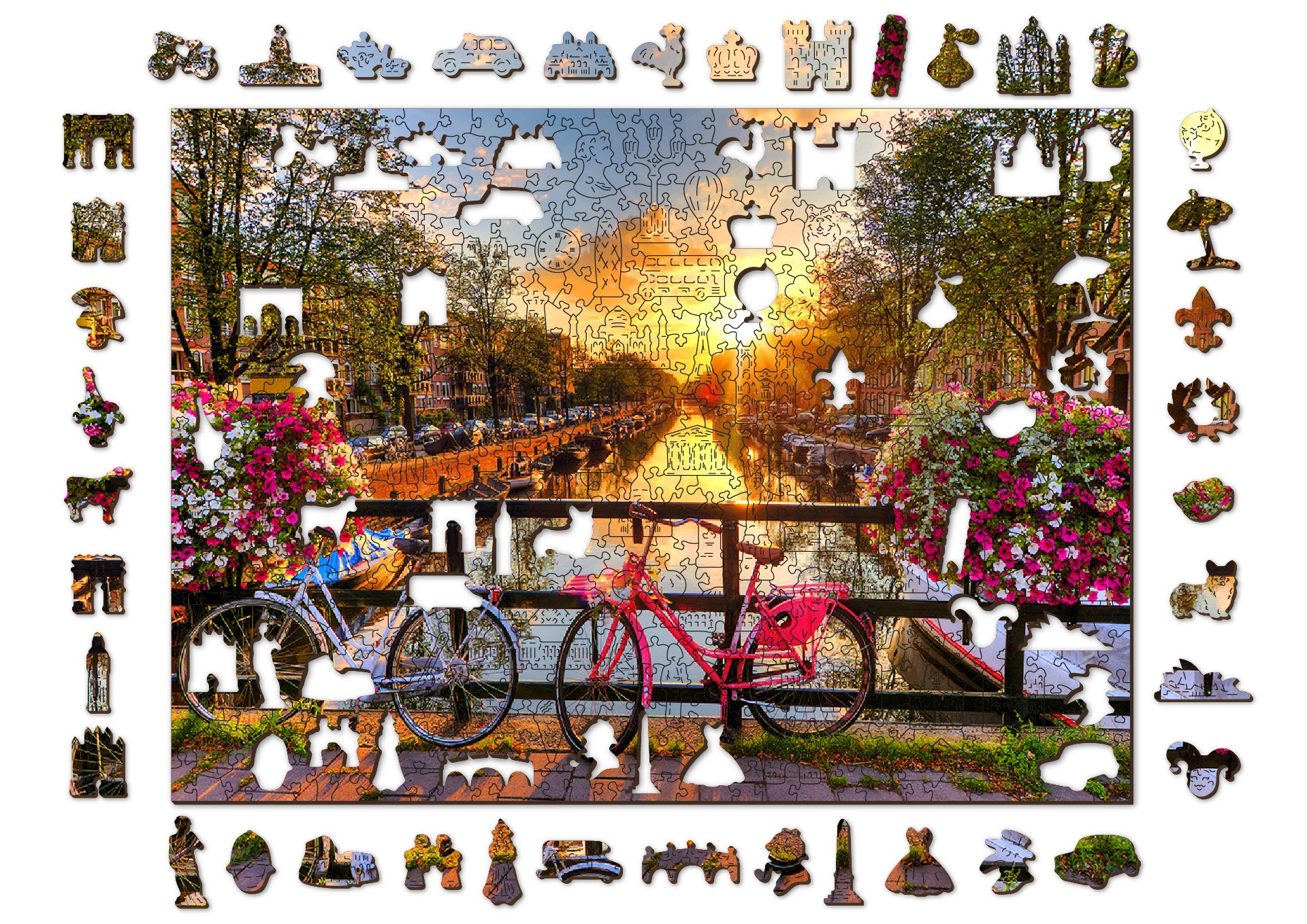 Bicycles of Amsterdam XL 1010 Puzzle