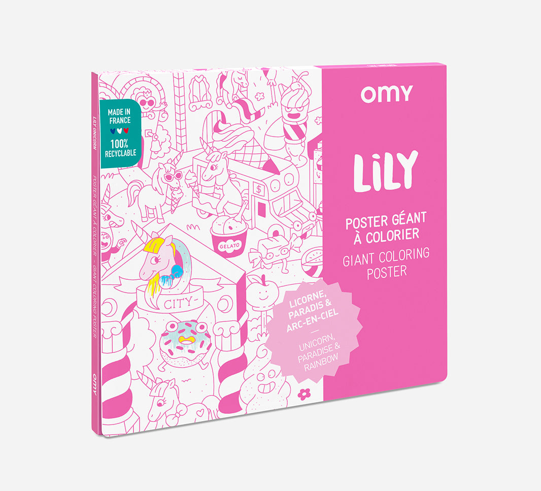 Lily - Giant Coloring Poster