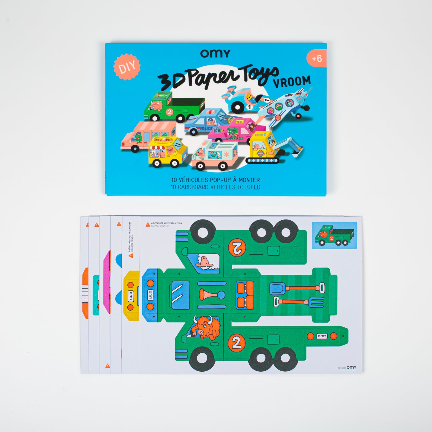 Vroom Paper Toy
