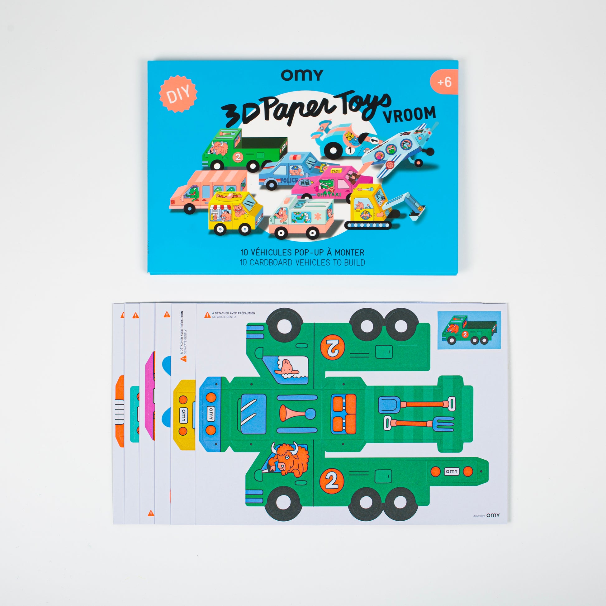 Vroom Paper Toy