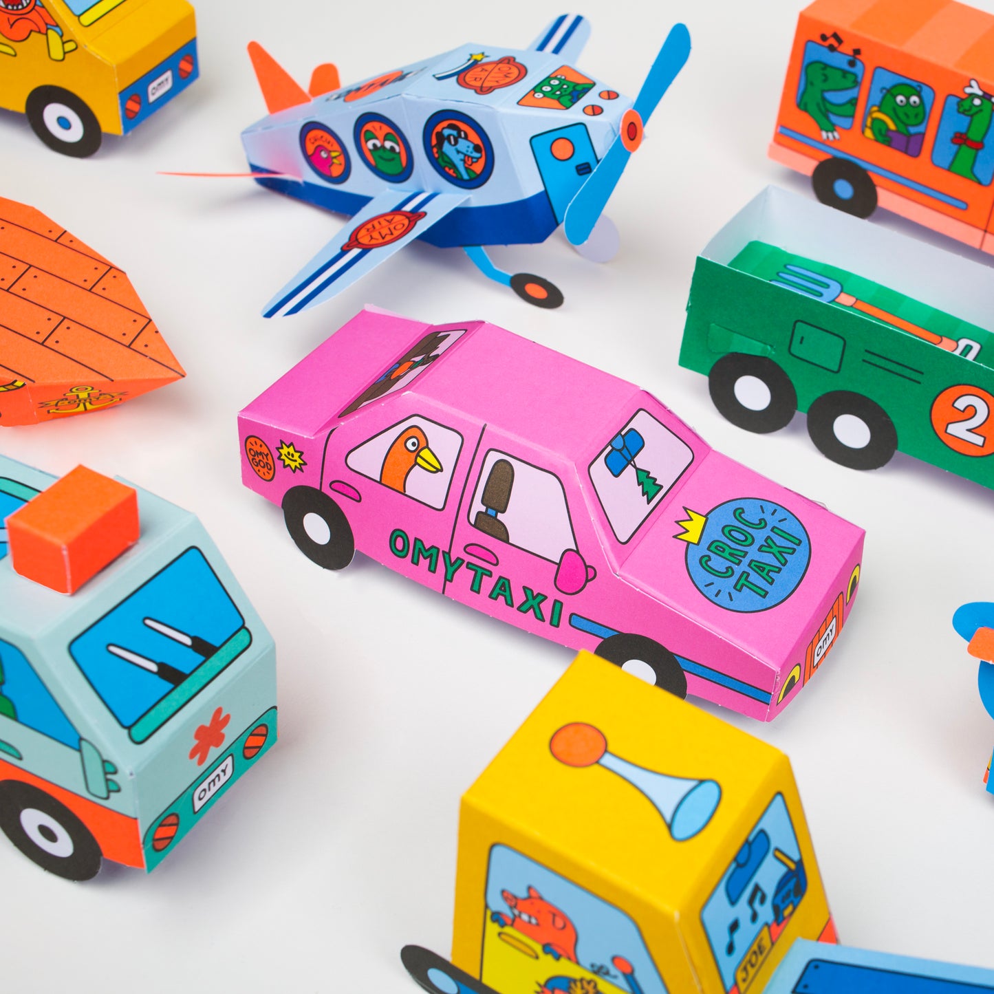 Vroom Paper Toy