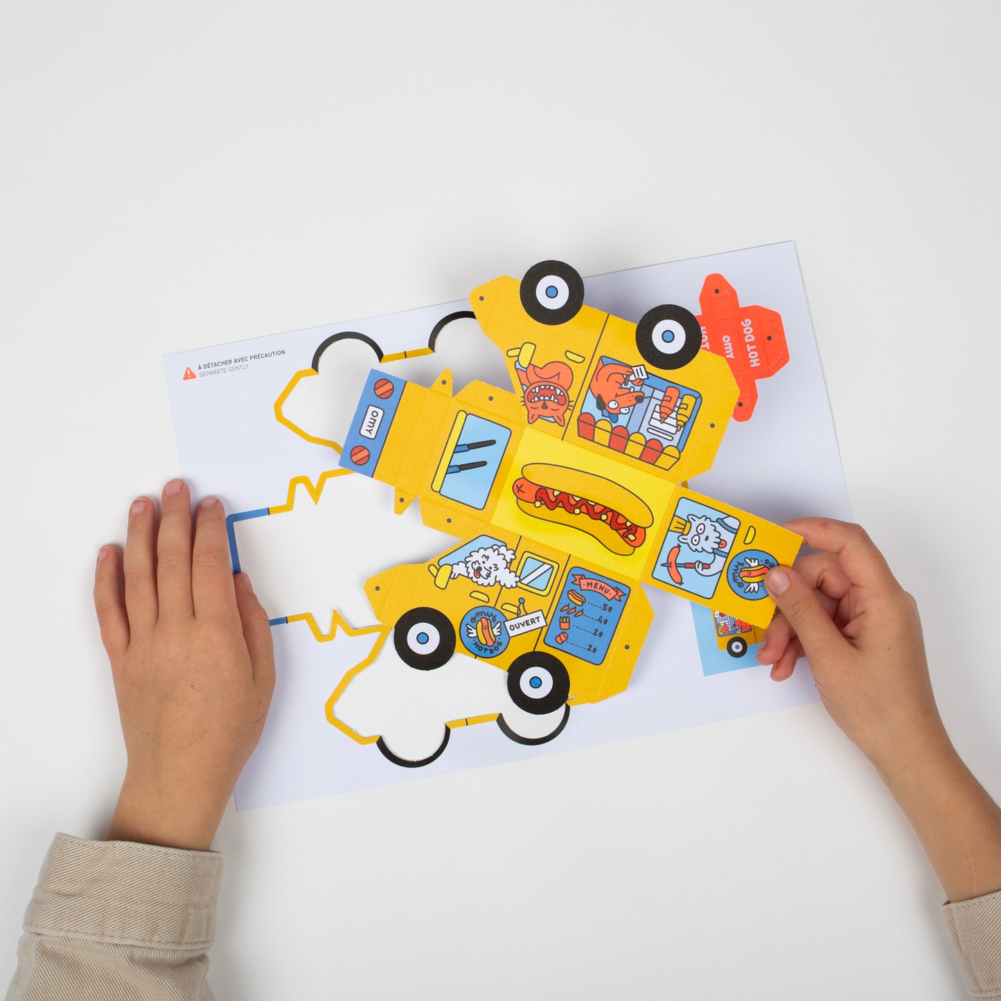 Vroom Paper Toy