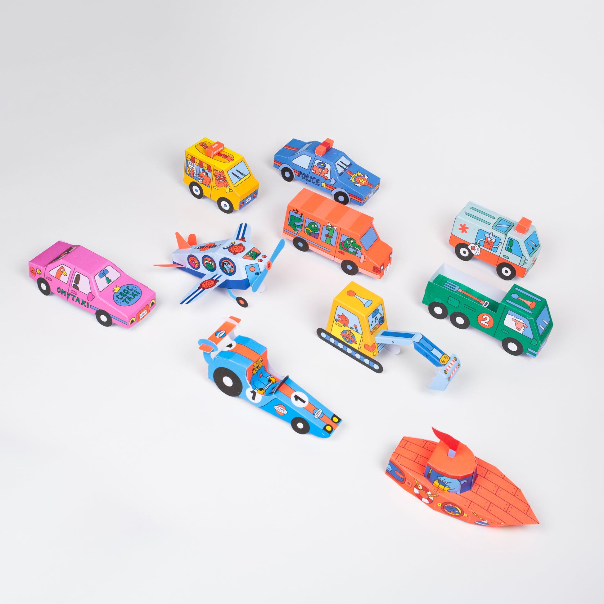 Vroom Paper Toy