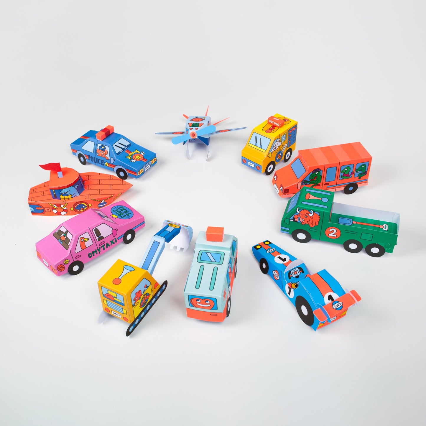 Vroom Paper Toy