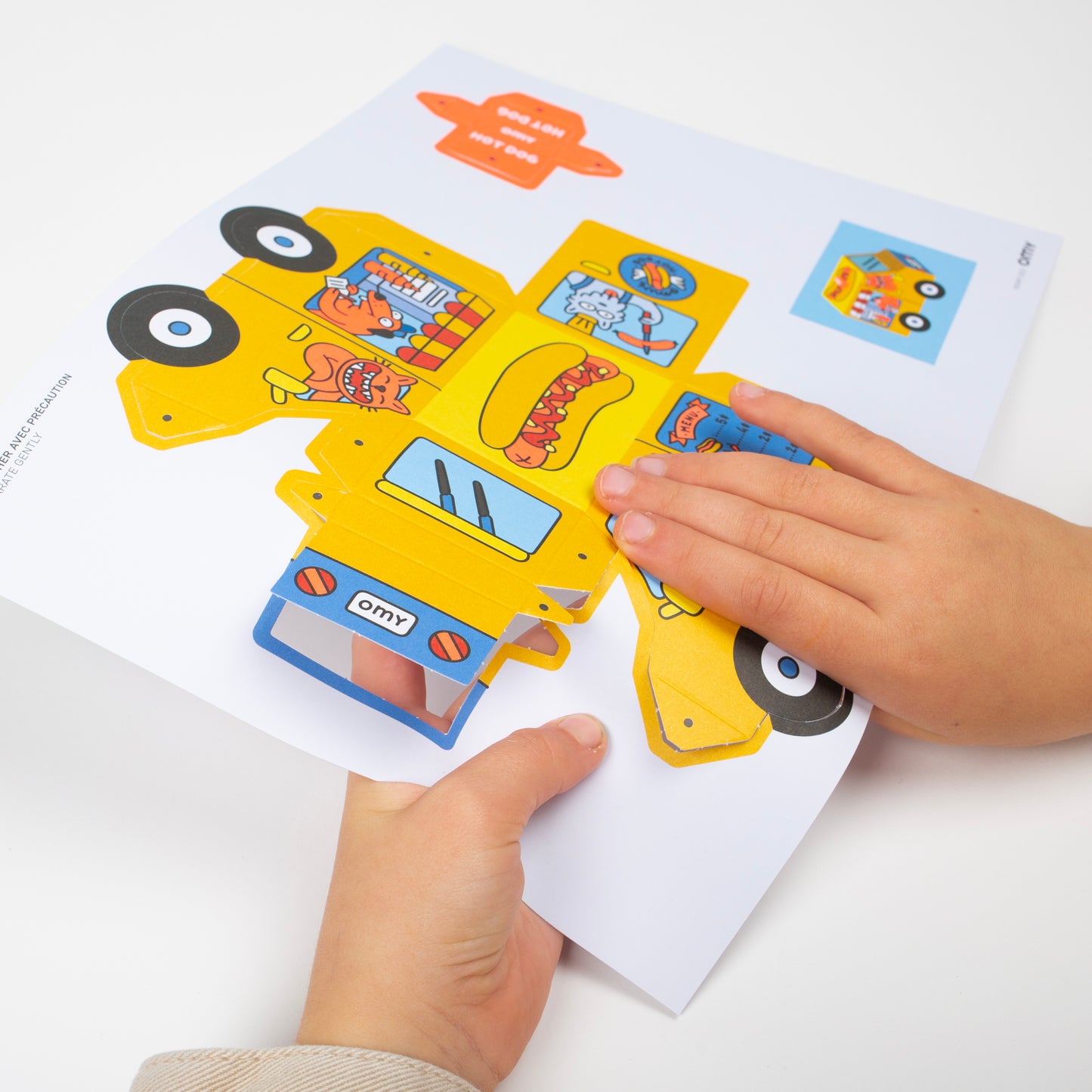 Vroom Paper Toy