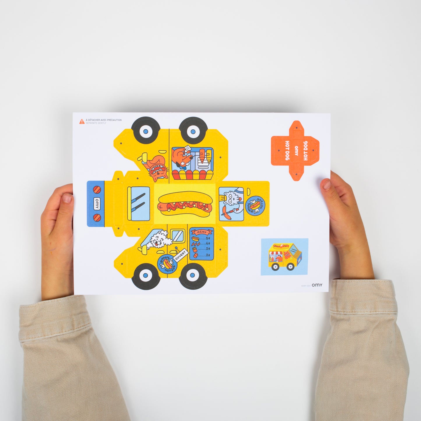 Vroom Paper Toy