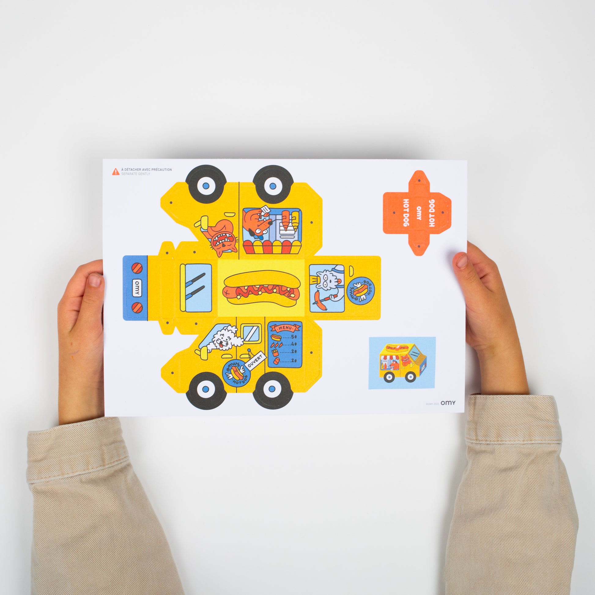 Vroom Paper Toy