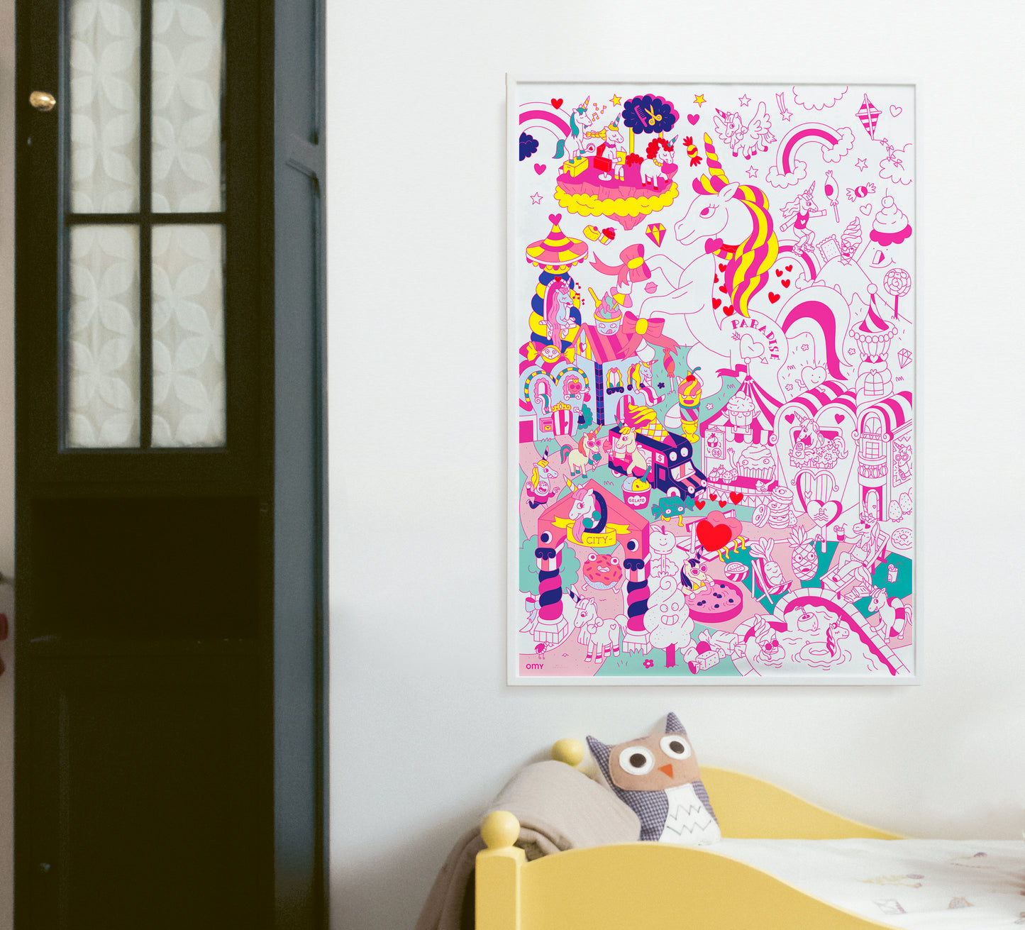 Lily - Giant Coloring Poster