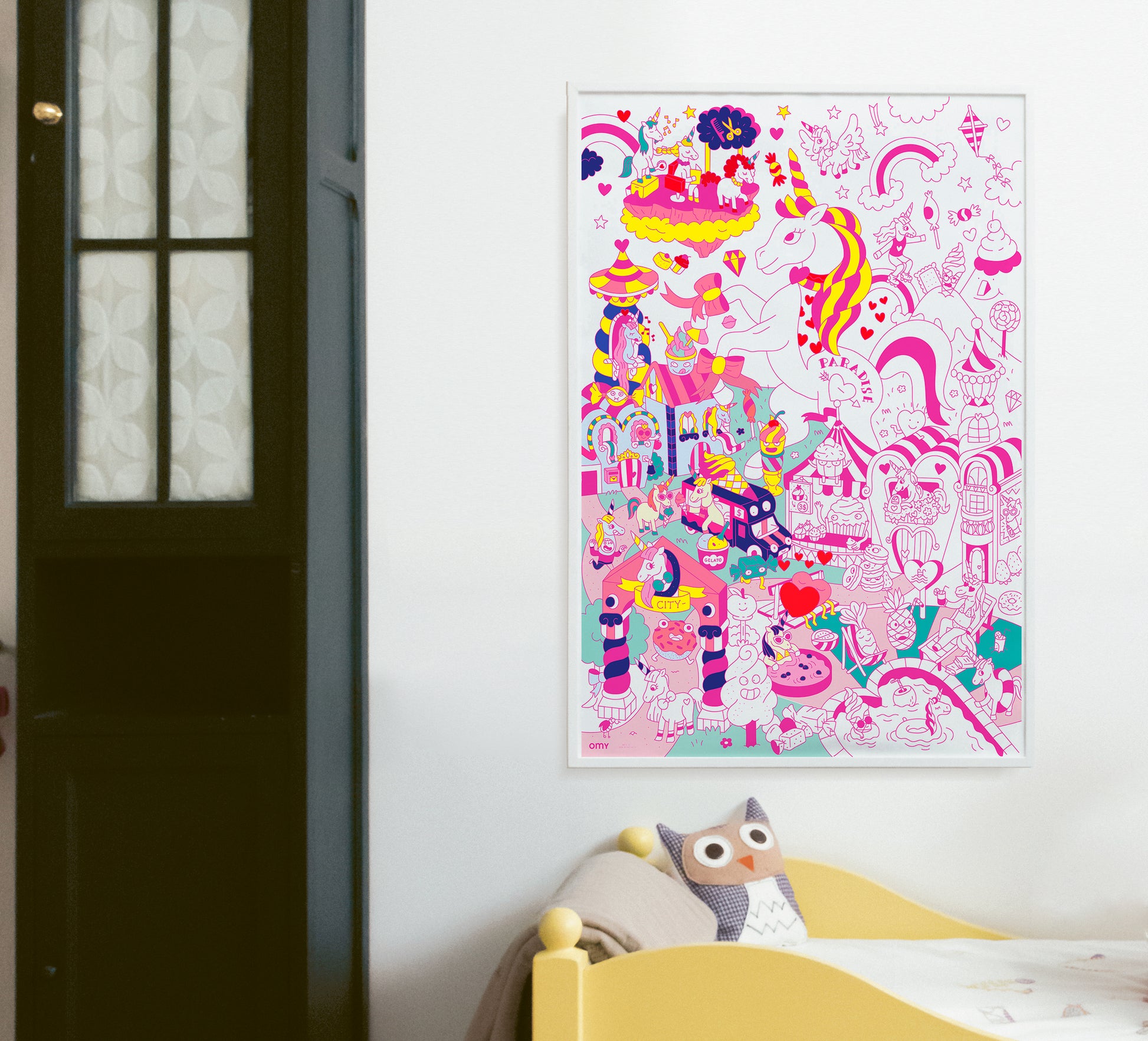 Lily - Giant Coloring Poster
