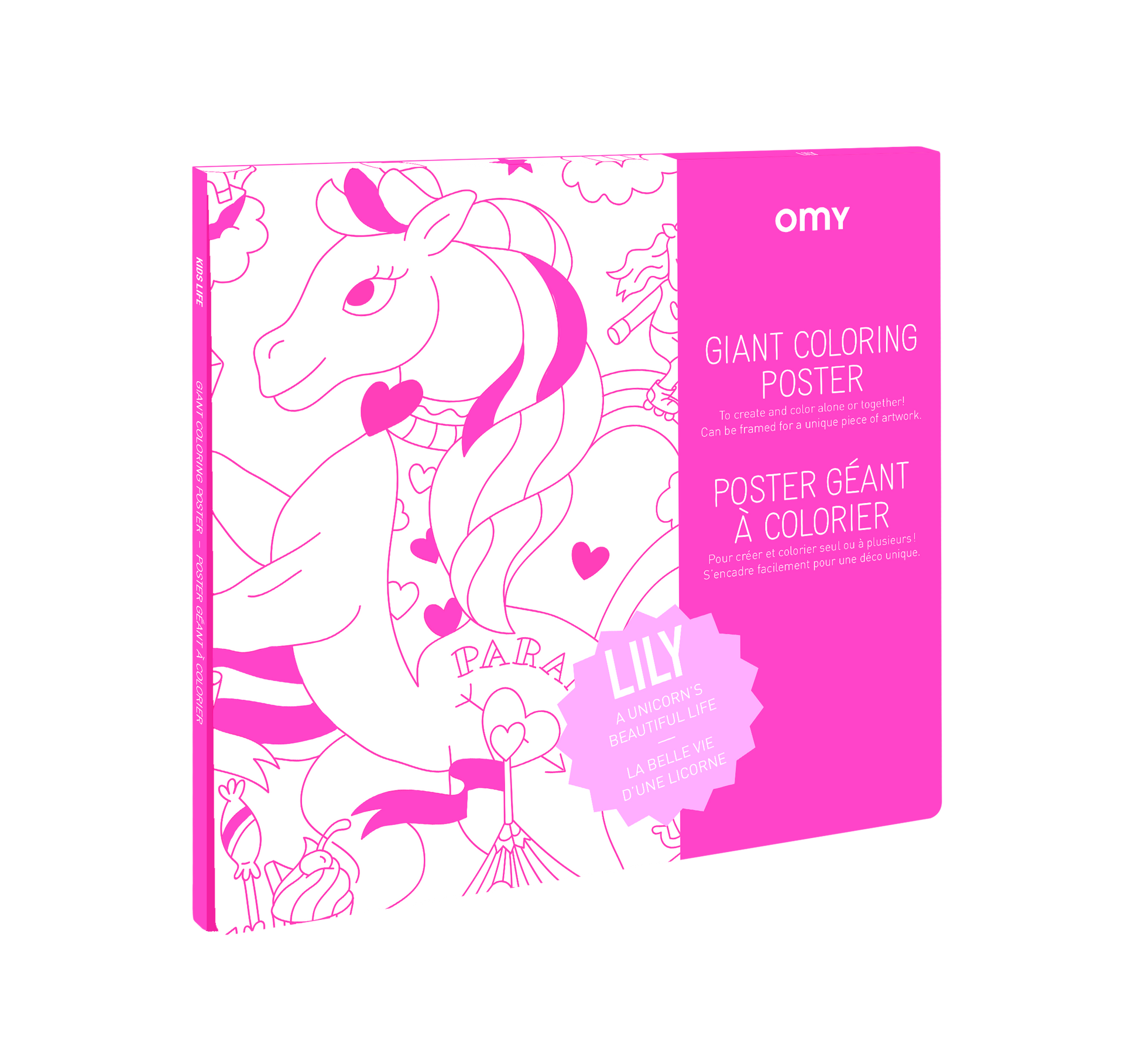 Lily - Giant Coloring Poster