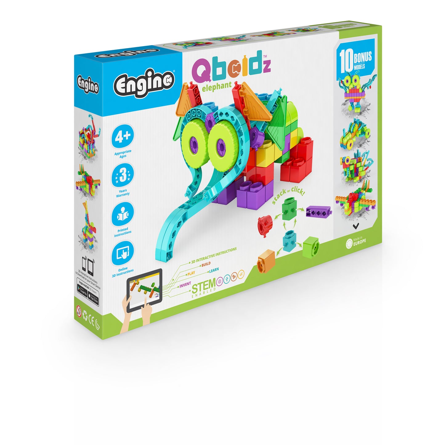 Elephant with 10 Bonus Models