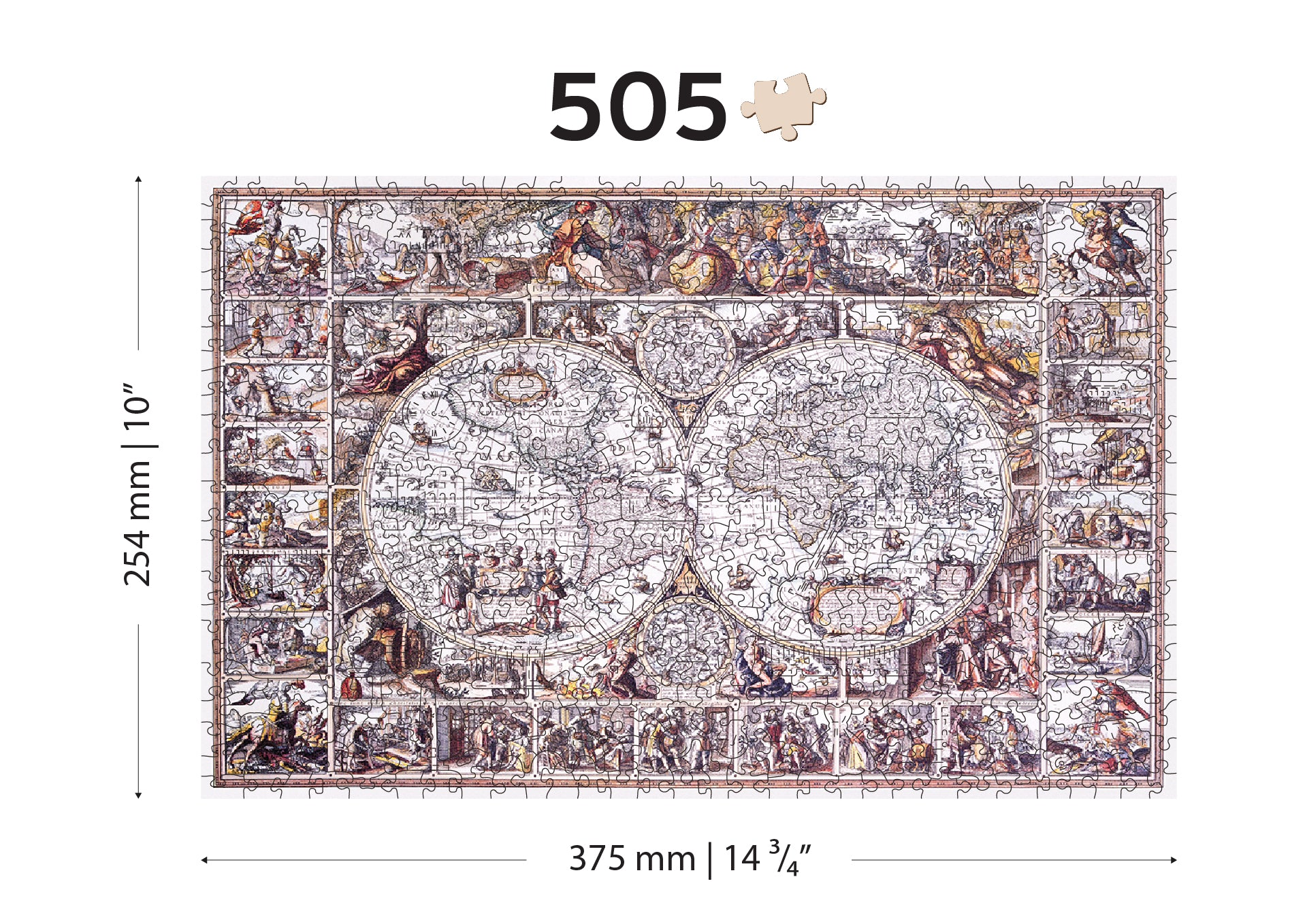 The Age of Exploration Map L 505 Puzzle