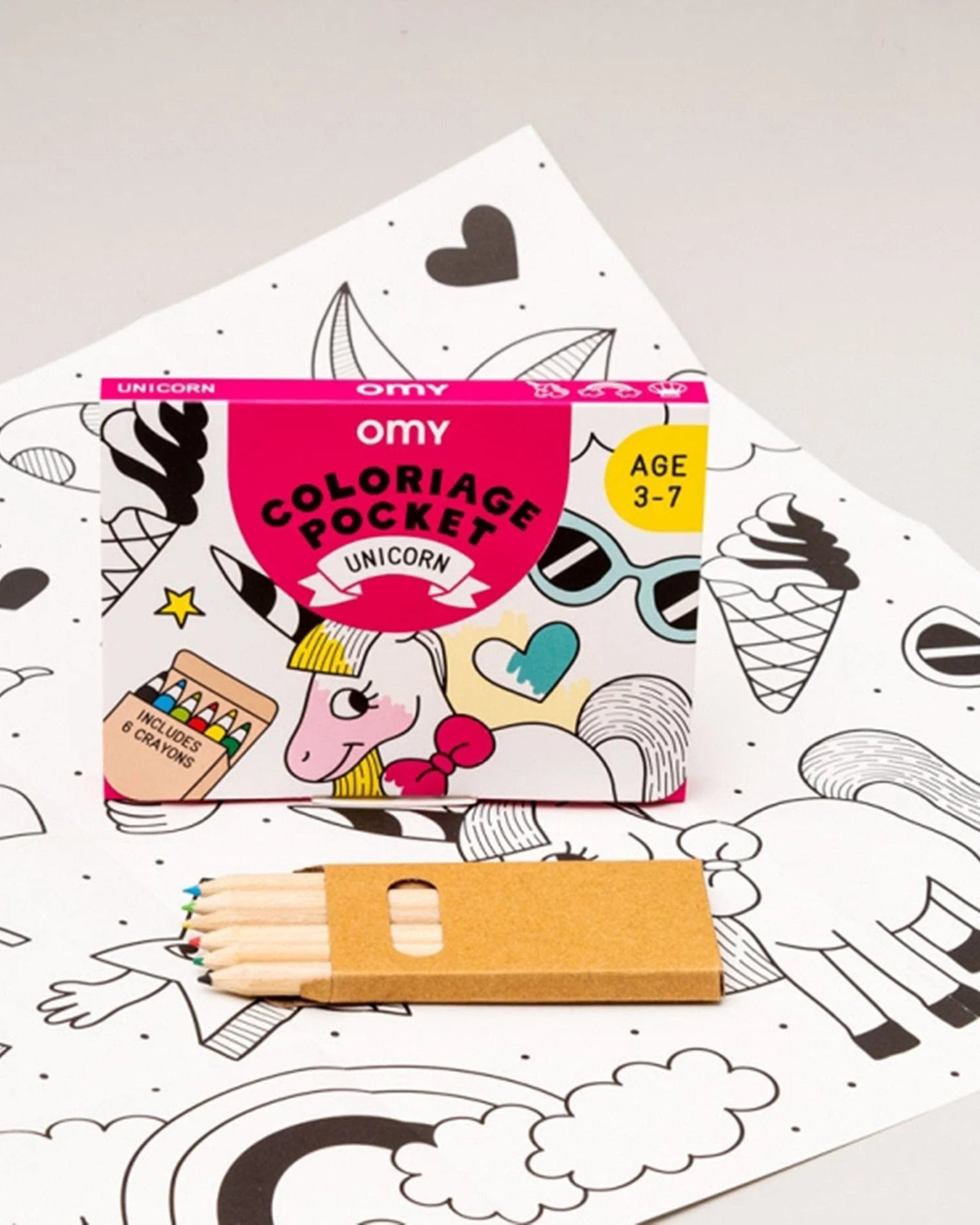 Unicorn - Coloring Pocket