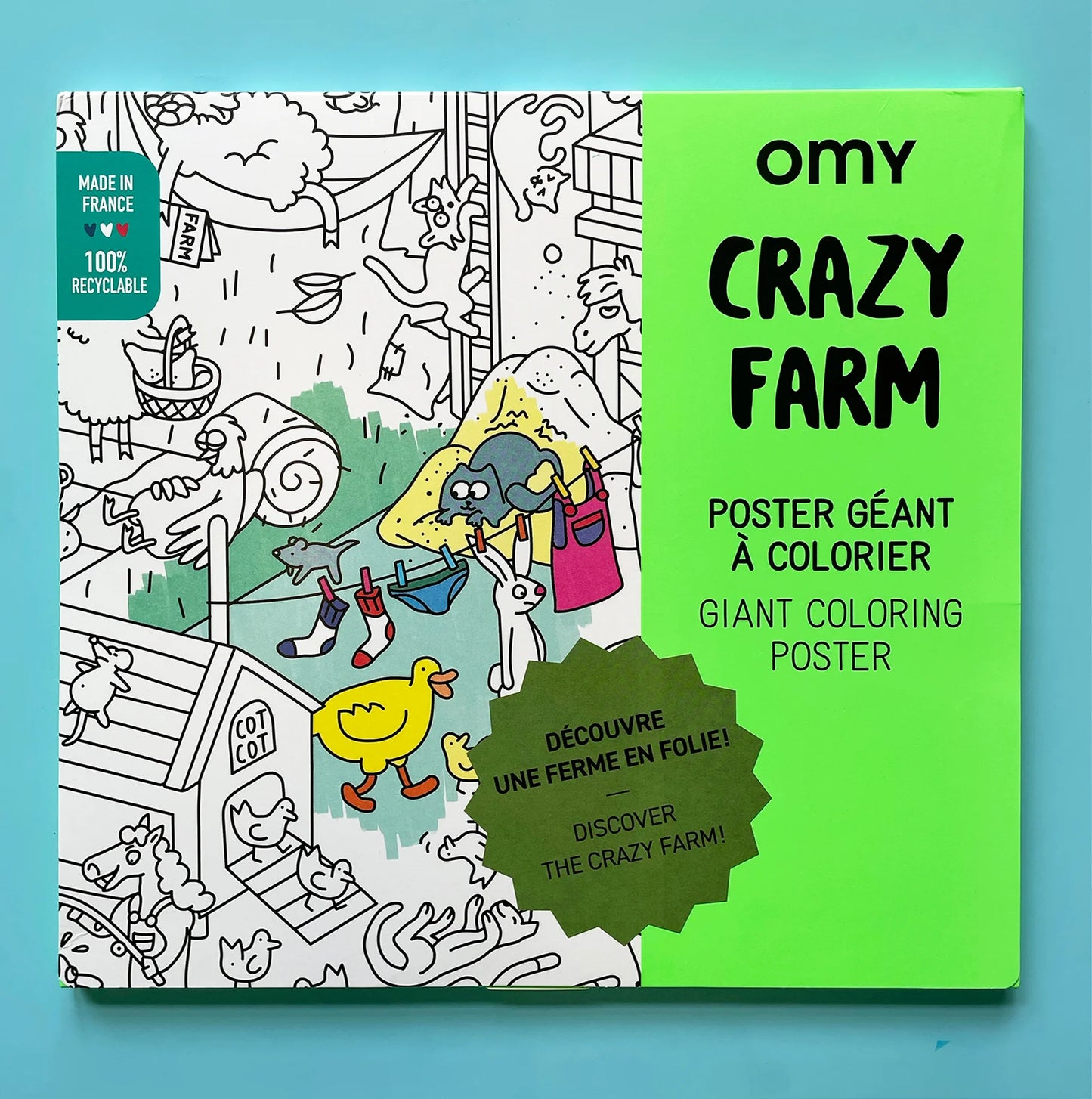 Farm - Giant Coloring Poster