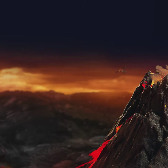 Massive Erupting Volcano