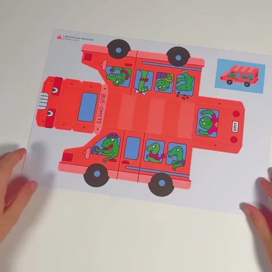 Vroom Paper Toy