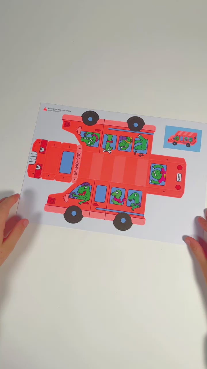 Vroom Paper Toy